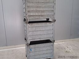 SSI Schäfer / Feuerverzinkt / 3 Stück / Abm.: 850x550x670mm (BxTxH) / 4 Kranösen