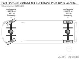 Ford RANGER 2.2TDCI 4x4 SUPERCAB PICK-UP (6 GEARS MA...