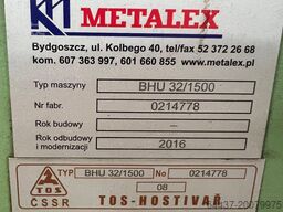 TOS BHU 32A/1500