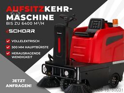 SCHORR Aufsitzkehrmaschine RR80KM 80 Liter Kehr