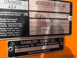 UNIMOG 424 + 4X4 + BJ 1977 + MANUAL + 261666 KM + HYDR...