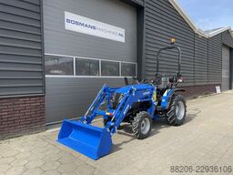 SOLIS 26 minitractor NIEUW + frontlader op brede agribanden