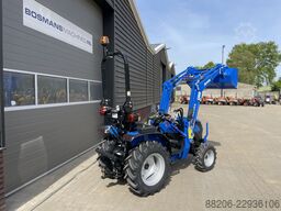 SOLIS 26 minitractor NIEUW + frontlader op brede agribanden
