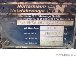 Hüffermann HSA 18.70 Schlittenanhänger