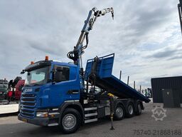 Scania G 420 + HOOK + BOB Z KRAAN 17T + 8X2 + EURO 5