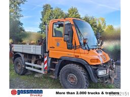 Unimog U300 405/20 4x4, Frontzapfwelle, Kipper