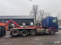 Scania R164 580 8x2 tridem hook truck