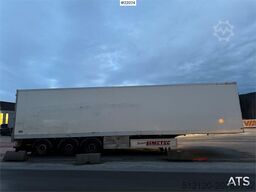 Limetec semi-trailer with full side opening.