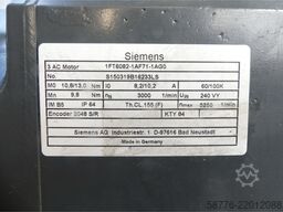 Siemens 1FT6082-1AF71-1AG0 Motor SN: S150319B16233LS