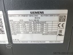 Siemens 1PH8107-1DF02-0HA1 Kompakt-Asynchronmotor SN: YFR3612804302001