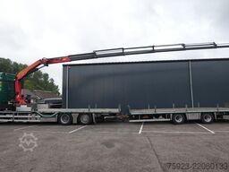 Mercedes-Benz Actros 2542 6x2 machine/car transport combi wit...