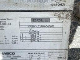 Doll H3L-14XL Tri/A Log Trailer / Ausziehbar