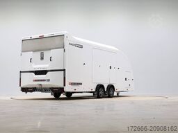 Brian James Trailer RACE SPORT 341-5521-35-2-12-W 550X210X196CM 3500KG GESCHLOSSENER AUTOTRAILER | WEISS