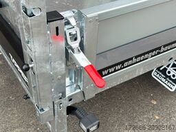 Brian James Trailer TIPPER 526-4020-35-2-12 | PENDELKLAPPE 400X200X30CM 3500KG RÜCKWÄRTSKIPPER | SCHWARZ