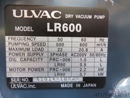 ULVAC Model LR600