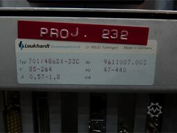 Leukhardt LS-IC 701 / 486DX-33C Industrierechner mit Bildschirm und Tastatur