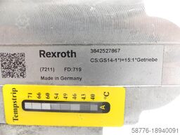 Rexroth 3SIEK63-4C2/339 MNR 3842547992 Getriebe SN: 718B17315620