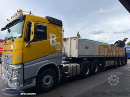 Volvo FH 500 6x4 + KWB trailer met HIAB 477-8