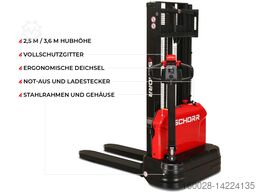 SCHORR Elektro Hochhubwagen Pro 1,2t 3,6m