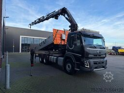 Volvo FMX 460 6x4 3 zijdige Kipper/ Hiab 288 E-6,Winc...