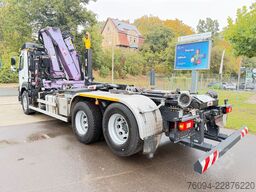 VOLVO FMX 460 6x4 liftachse Abrollkipper KRAN 13m FUNK