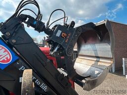 MAN 32.400 Abroller +HMF Kran +Greifer +Lenkachse