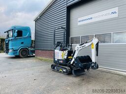 BOBCAT E10z minigraver NIEUW incl CW05 wissel + 3 bakken