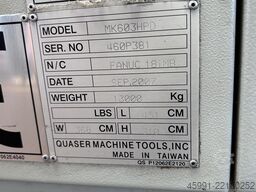 Quaser MK603HPD horizontal machining center