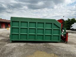 CONTAINER SCARRABILE USATO A CIELO APERTO + GRU