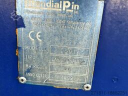 CONTAINER SCARRABILE USATO A CIELO APERTO + GRU