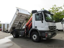 mercedes-benz 1841 Actros 3-S-Kipper PalfingerKranPK12001 Funk