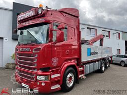 SCANIA R580*Baustoff*HMF/Funk*Lift/Lenk*2xTank1000l*