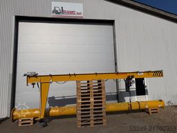 Konecranes Säulenschwenkkran 7,5 x 6 m. 500 kg.