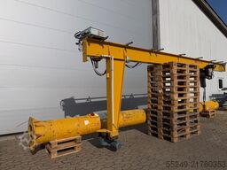 Konecranes Säulenschwenkkran 7,5 x 6 m. 500 kg.