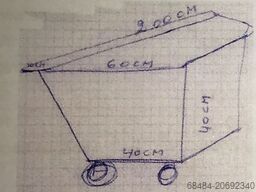 GMI Cullet Container long low 1000 kg
