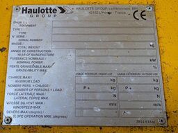 Haulotte Compact 10 Electric, 10m Working Height, 450kg Cap