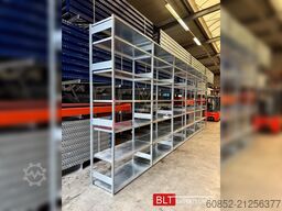 100 lfm. Gebrauchtes STOW Fachbodenregal 300 cm hoch, 60 cm tief, 7 Lagerebenen