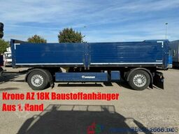 Krone AZ18K Baustoffanhänger Scheibenbremsen 1.Hand