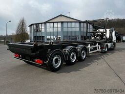  H&W 3- Achs Auflieger für Presscontainer