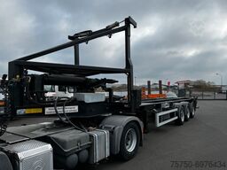  H&W 3- Achs Auflieger für Presscontainer