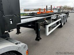  H&W 3- Achs Auflieger für Presscontainer