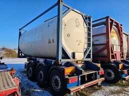 SCHMITZ CARGOBULL Tankcontainer Chassis+Tankcontainer  Schwallwand
