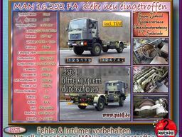 MAN 16.222 FA 4x4 Army mit Seilwinde, Container