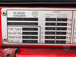 Scania T 124 LA 4X2 NA400 + manual + euro 2 + 4.70m wh...