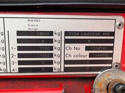 Scania T 124 LA 4X2 NA400 + manual + euro 2 + 4.70m wh...