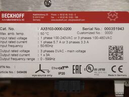 Beckhoff AX5103-0000-0200