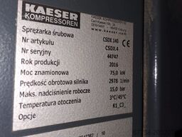 Kaeser CSDX 140, 75 kW, 13 bar, 2016