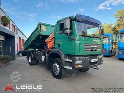 MAN TGM 18.280 4x4BB*Terex-Kran*Meiller-Kipper*