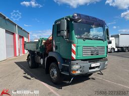 MAN TGM 18.280 4x4BB*Terex-Kran*Meiller-Kipper*