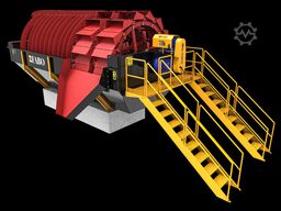 FABO BUCKET WHEEL WASHER BUCKET WHEEL WASHER